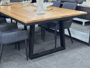 Focus On Furniture live-edge eleven-piece dining suite - 2