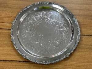 Silver plate including tea service - 3
