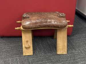 Mid-century camel stool
