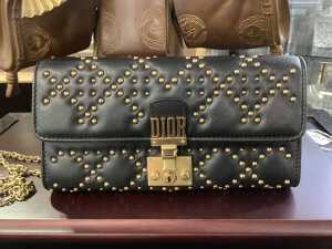 Christian Dior 'Dioraddict' black leather cross-body bag - 2