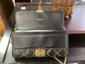 Christian Dior 'Dioraddict' black leather cross-body bag - 3