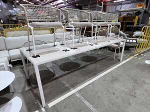 Trib&ugrave; nine-piece outdoor suite