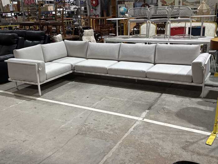 Trib&ugrave; Natal Alu outdoor L-shaped lounge suite. Original RRP $12,000+