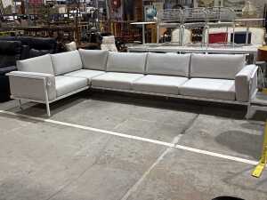 Trib&ugrave; Natal Alu outdoor L-shaped lounge suite. Original RRP $12,000+