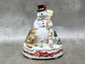 Three Christmas ceramic musical figures - 4