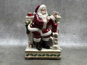 Three Christmas ceramic musical figures - 2