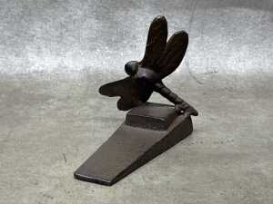 Three cast iron door stops - 4