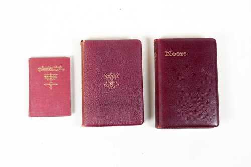 Three antique poetry books