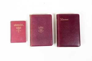 Three antique poetry books