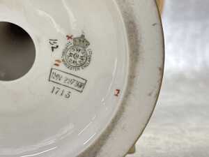 Edwardian Royal Worcester porcelain comport, 1903, A/F - 5