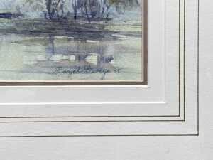 Hazel Gedge, Australian wetland scene, 1988. Watercolour painting on paper - 3