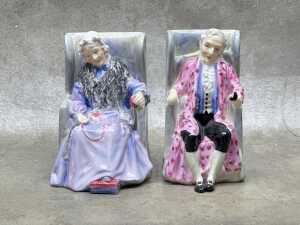 Two Royal Doulton porcelain figures