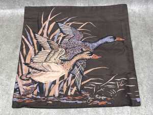 Two Jim Thompson mid-century printed silk cushion covers - 2
