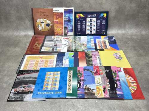 Australia Post large format folders with commemorative minisheets