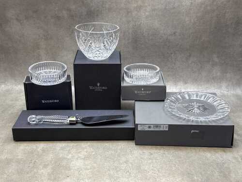 Group of Waterford crystal homewares