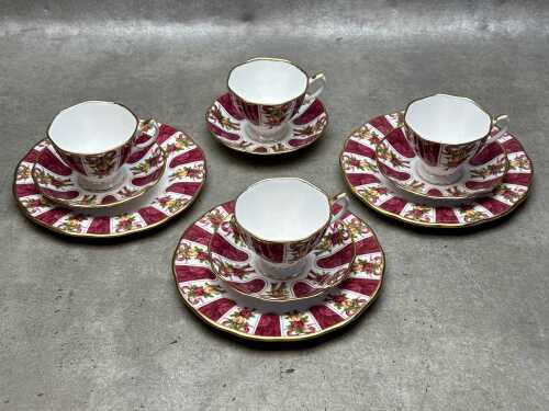 Royal Albert 'Old Country Roses: Ruby Damask' porcelain