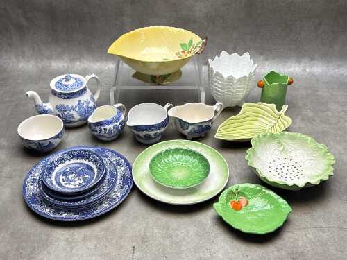 Assorted porcelain including Carlton Ware