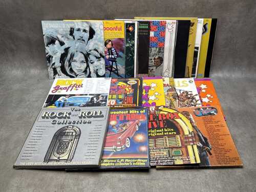 '50s/'60s music on vinyl, including Mamas and the Papas