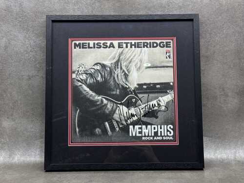 Melissa Etheridge 'Memphis Rock and Soul' framed art card