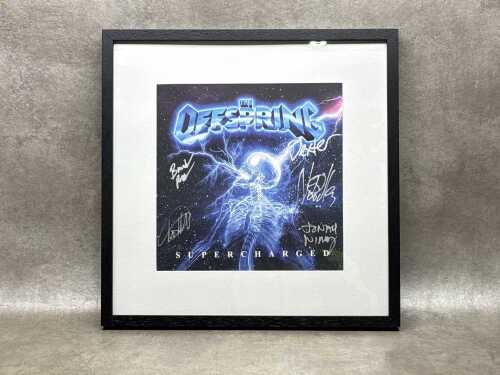 The Offspring 'Supercharged' framed art card
