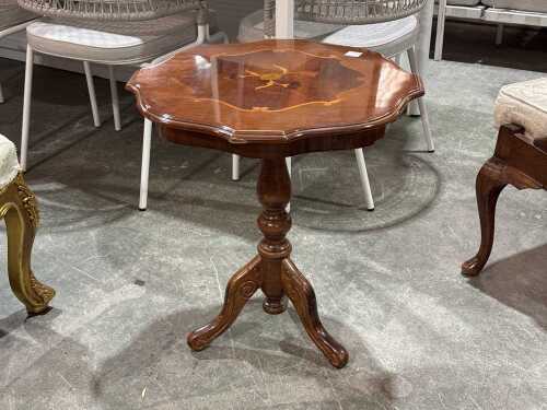 Inlaid occasional table