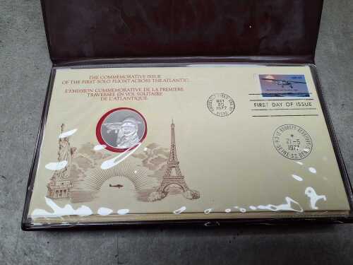 Charles Lindbergh's First Solo Flight Across the Atlantic Commemorative set