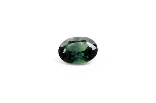 An oval Australian sapphire