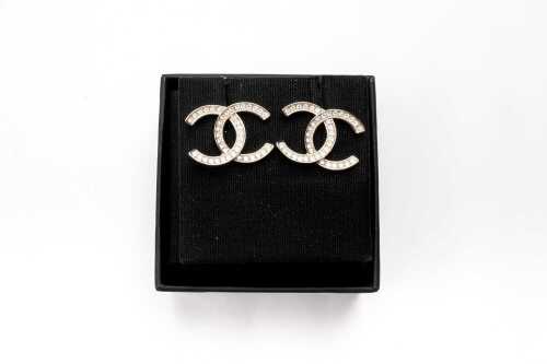 A pair of designer style earrings