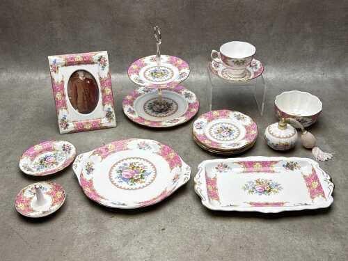 Collection of Royal Albert 'Lady Carlyle' porcelain
