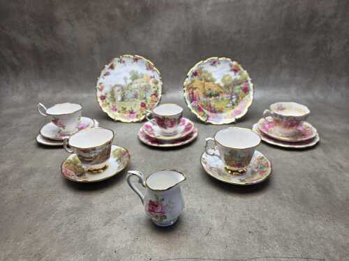Royal Albert porcelain, including three trios