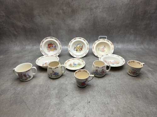 Royal Doulton 'Bunnykins' breakfastware ceramics