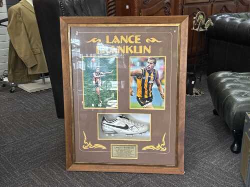 Hawthorn Lance 'Buddy' Franklin framed memorabilia