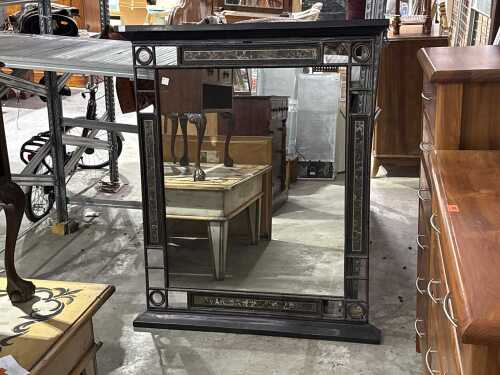 Wrought metalmantel mirror in the Maitland Smith style