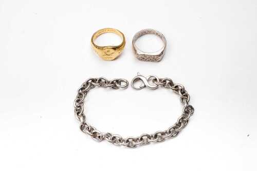 A collection of Salty dagger men's jewellery in sterling silver