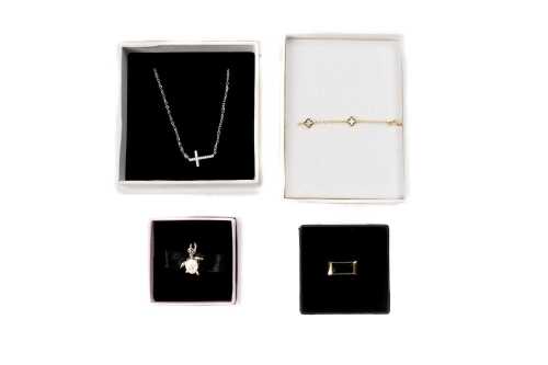 A collection of branded jewellery in sterling silver