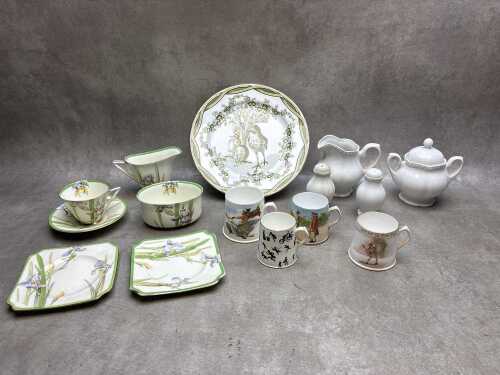 English porcelain including Royal Doulton and Johnson Brothers