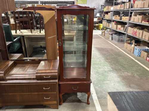 Queen Anne display cabinet