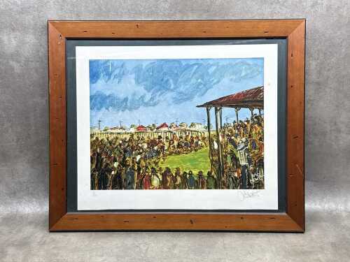 Kevin Charles (Pro) Hart (1928-2006), (Political Rally), editioned reproduction print 6/500