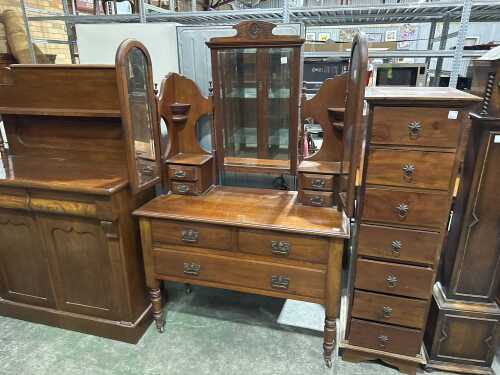 Late Victorian dressing table