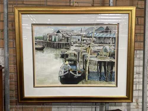 Azrizal Jamil, Kukup, 1995. Watercolour painting on paper