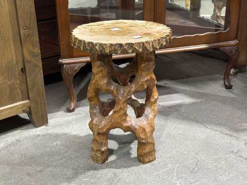 Wooden stool