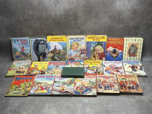 Girls Annuals books, together with two May Gibbs books