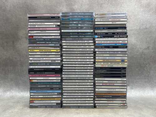 Jazz CDs, including Columbia, Pablo, and Verve