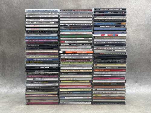Jazz CDs, including Columbia, Capitol, and Verve