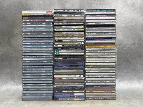 Jazz CDs, including American Music, Pablo, and Giants of Jazz