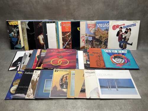Vinyl records, including Monkees
