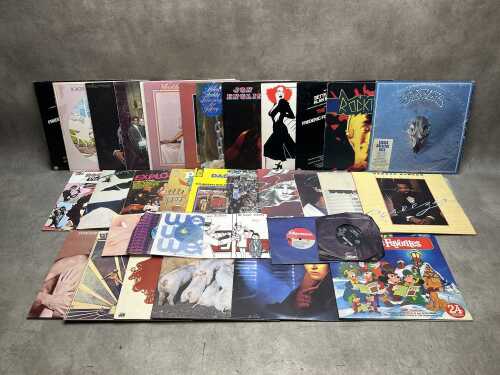 Rock, Pop and Funk vinyl records, including 7" singles