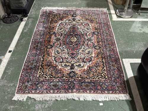Persian style machine woven rug