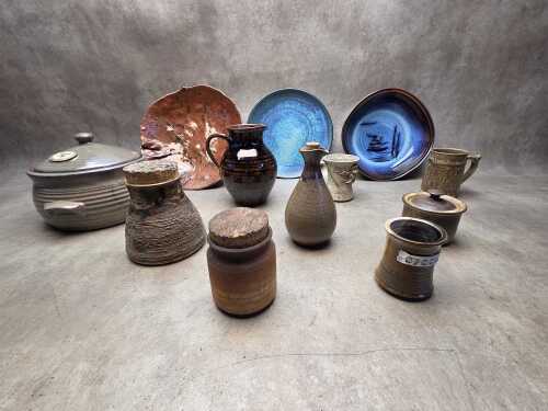 Studio pottery kitchen and decorative items