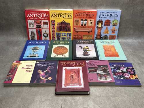 Antiques and Collectable reference books, including Royal Doulton Animals